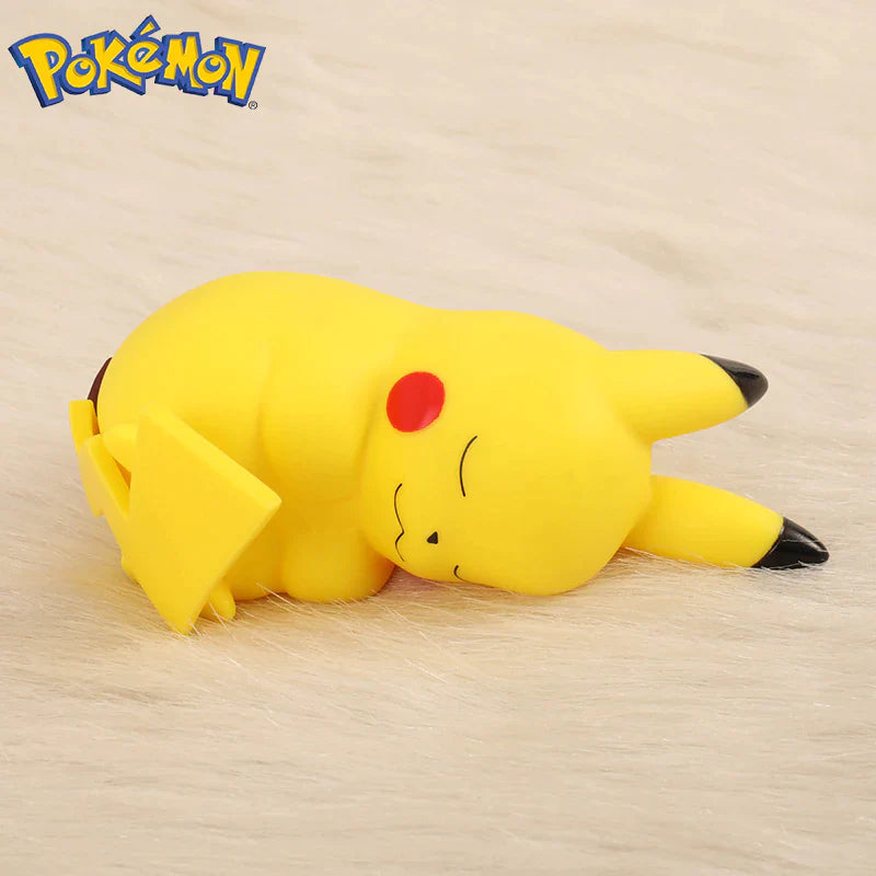 Pokemon Pikachu Night Light TAKARA TOMY Cute Anime Soft Light Bedroom Bedside LED Lights Room Decoration Children Toy 