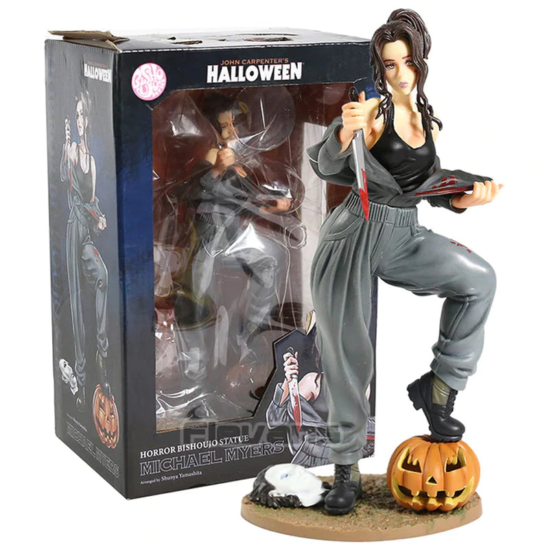 Horror Bishoujo Statue the Texas Pennywise Jason Voorhees Freddy Krueger Chucky Halloween Michael Myers PVC Figure Model Toy