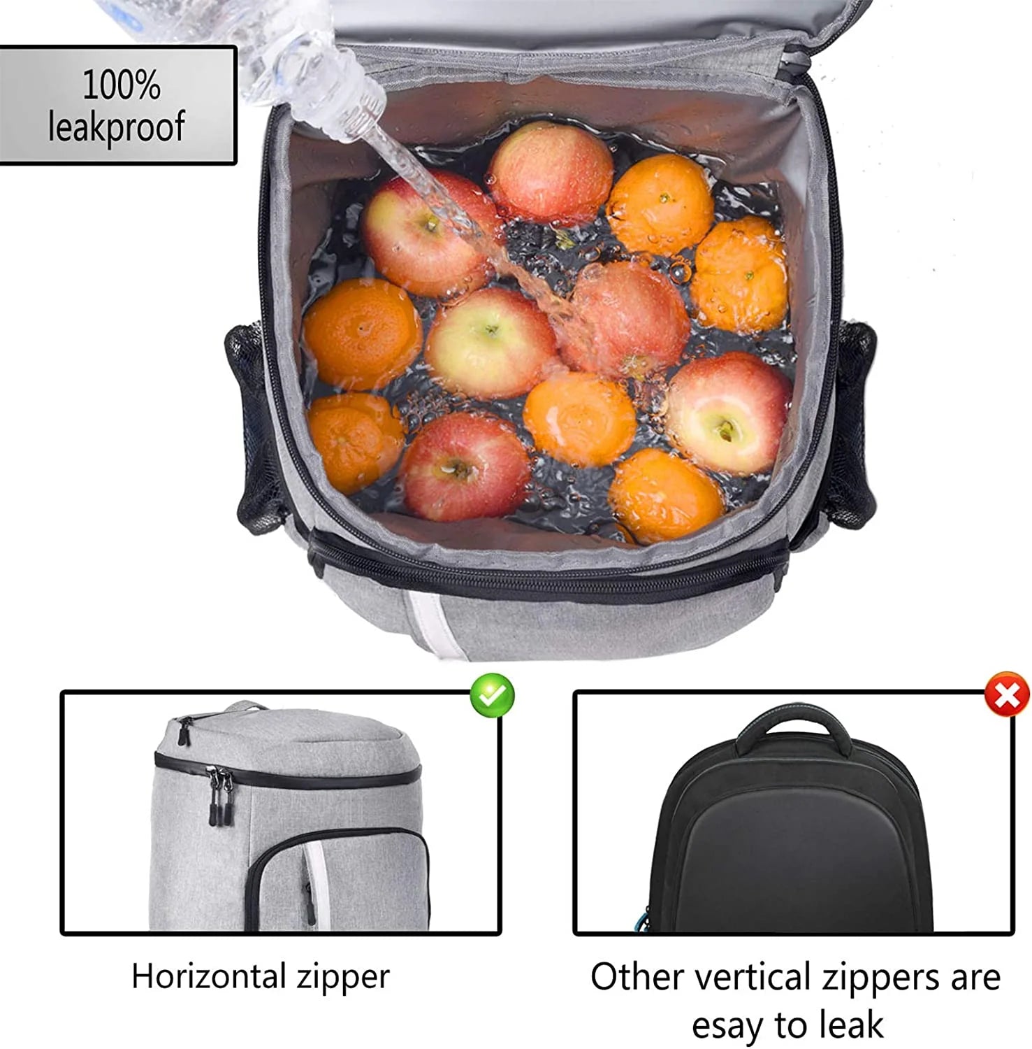  ChillMate Insulated Cooler Backpack – Leakproof & Waterproof, 30 Can Capacity