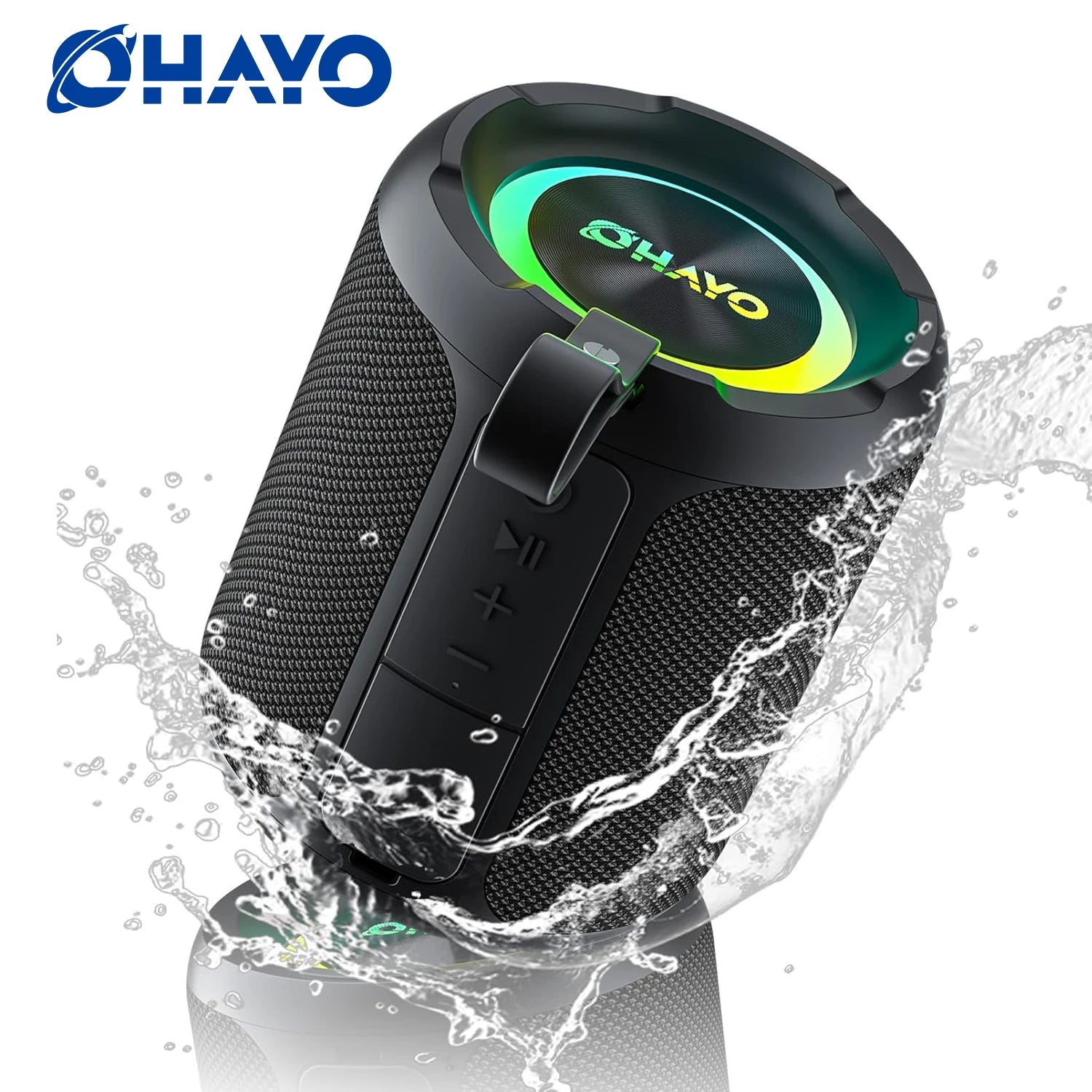 Bluetooth Speaker,Ipx7 Waterproof Portable Speaker Bluetooth Wireless Loud with Dual Voice Coil,Deep Bass, 40W 360° Sound
