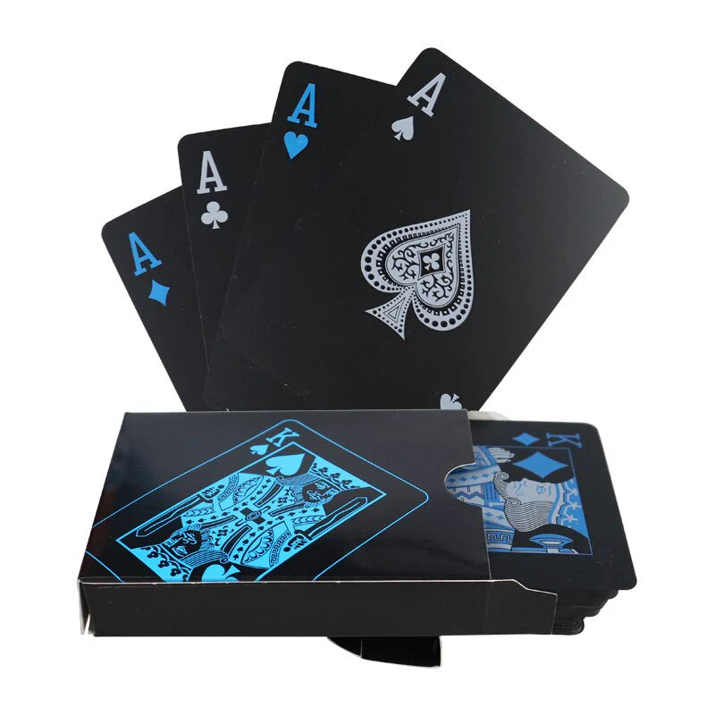 24K Gold Foil Playing Cards – Luxury Waterproof Poker Deck