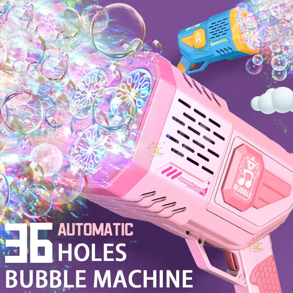 Kids' 36-Hole Auto Space Bubble Blaster