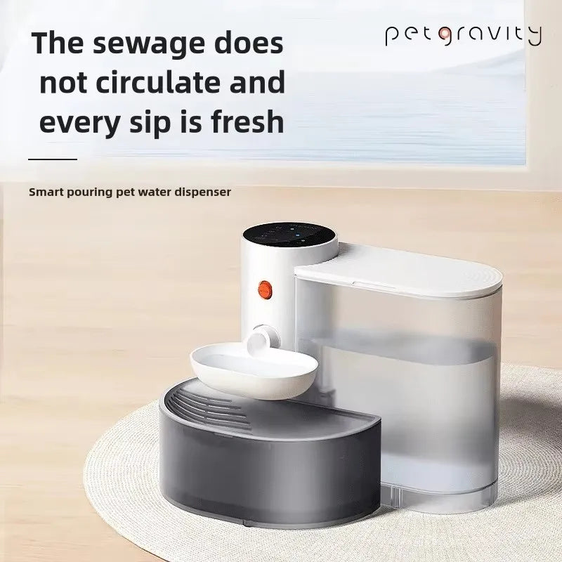 Smart Pet Water Dispenser – Rechargeable Automatic Hydration System for Cats & Dogs