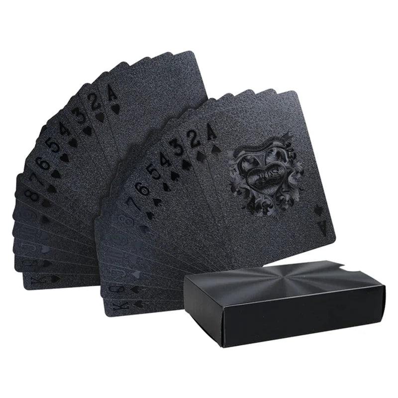 24K Gold Foil Playing Cards – Luxury Waterproof Poker Deck