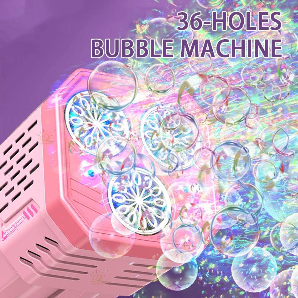 Kids' 36-Hole Auto Space Bubble Blaster