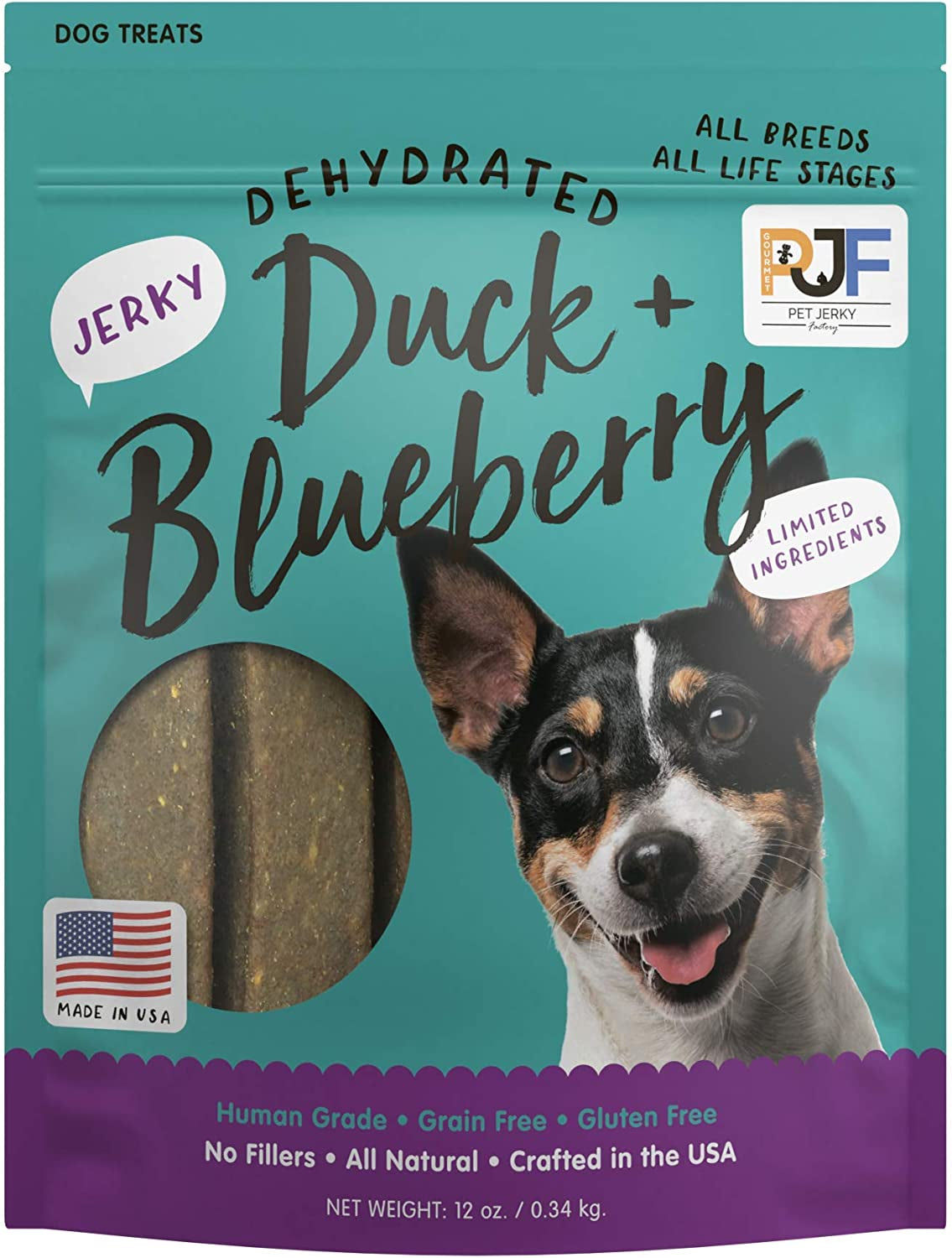 Premium Beef and Banana 5 Oz. Dog Jerky Treats | 100% Human Grade | USA Made | High Protein | Grain Free | Limited Ingredients | No Filler | BHA-BHT Free | Soft-Tender