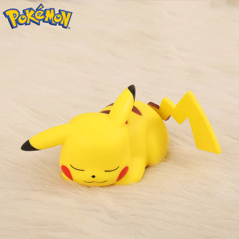 Pokemon Pikachu Night Light TAKARA TOMY Cute Anime Soft Light Bedroom Bedside LED Lights Room Decoration Children Toy 
