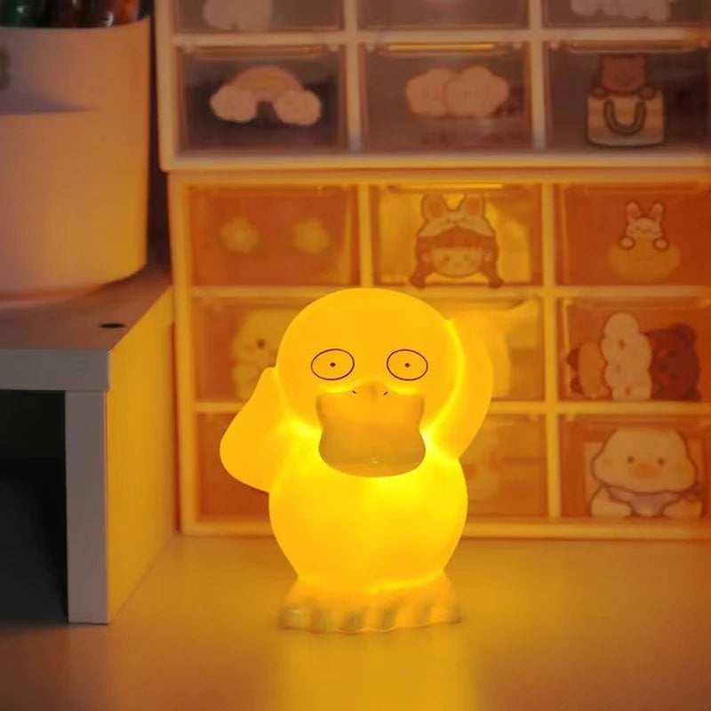 Pokemon Pikachu Night Light TAKARA TOMY Cute Anime Soft Light Bedroom Bedside LED Lights Room Decoration Children Toy 